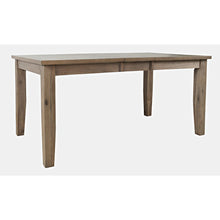 Eastern Tides Coastal Wire-Brushed Wood 66" Extendable Dining Table
