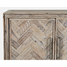 Gramercy Mid-Century Modern Chevron Two Door 40" Accent Chest