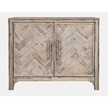 Gramercy Mid-Century Modern Chevron Two Door 40" Accent Chest