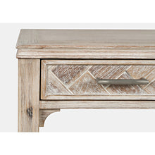 Gramercy Mid-Century Modern Chevron Three Drawer USB Charging Desk