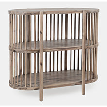 Rhapsody Mid-Century Modern 36" Open Storage Console Bookcase