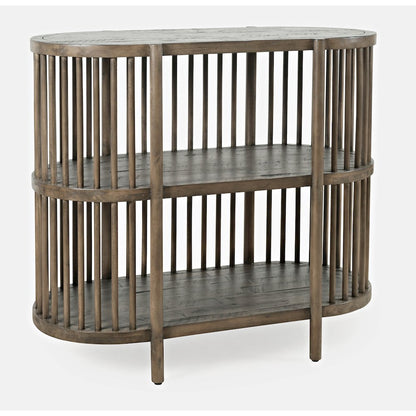 Rhapsody Mid-Century Modern 36" Open Storage Console Bookcase