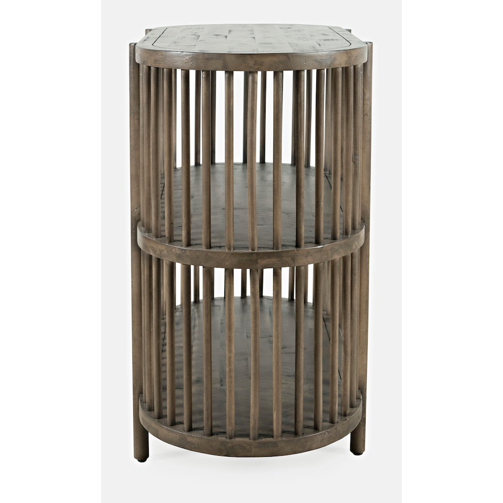 Rhapsody Mid-Century Modern 36" Open Storage Console Bookcase