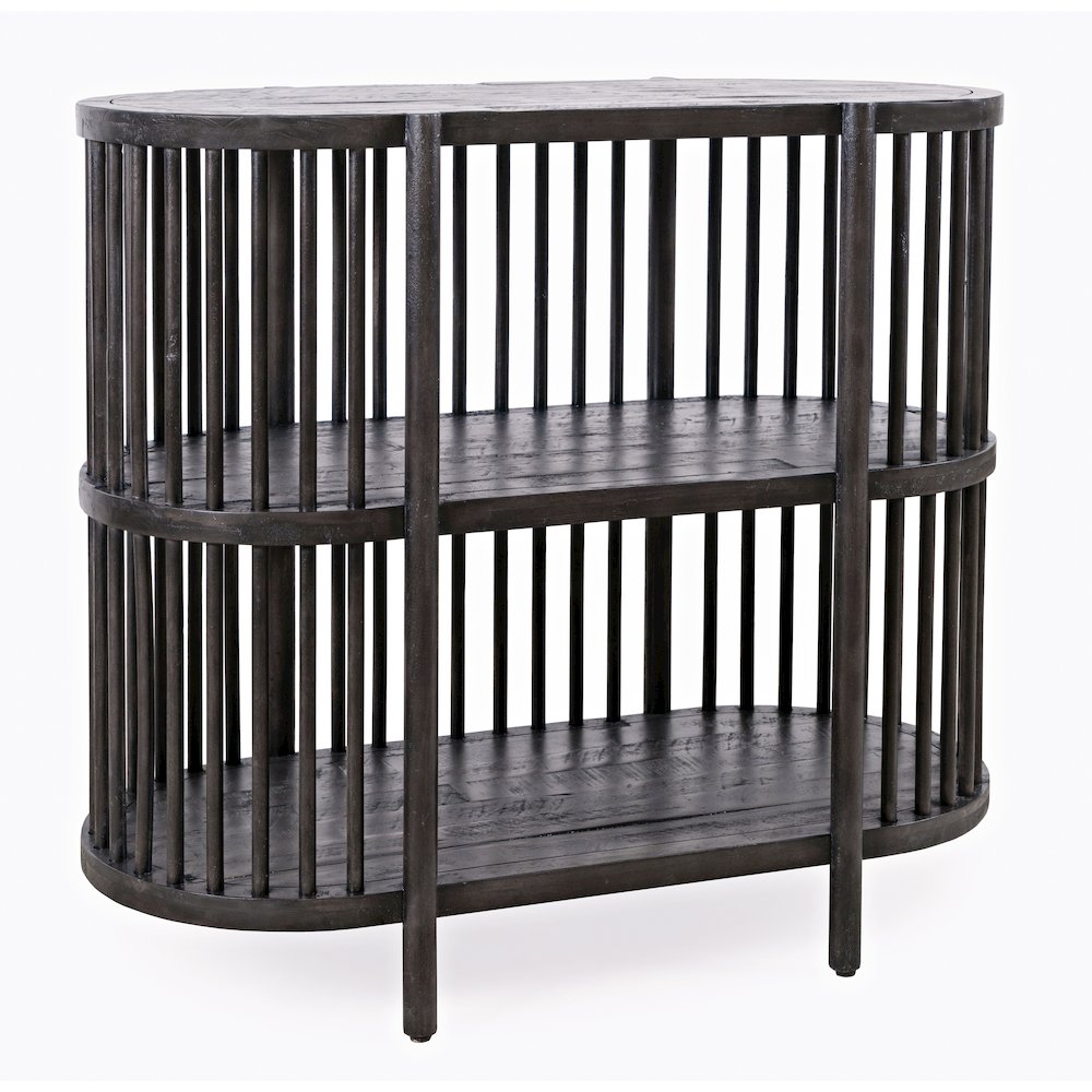 Rhapsody Mid-Century Modern 36" Open Storage Console Bookcase
