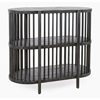 Rhapsody Mid-Century Modern 36" Open Storage Console Bookcase