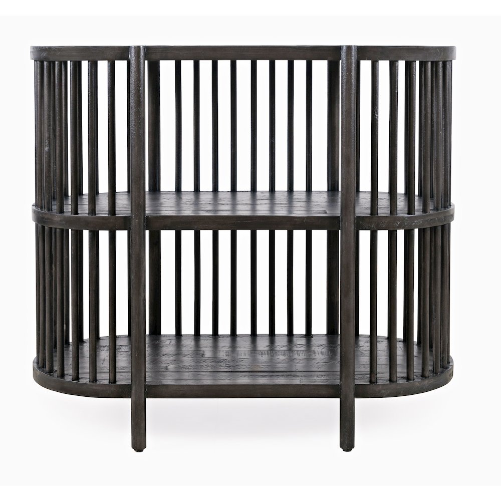 Rhapsody Mid-Century Modern 36" Open Storage Console Bookcase