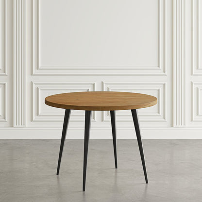 Prelude 42" Round Modern Solid Acacia Wood Dining Table