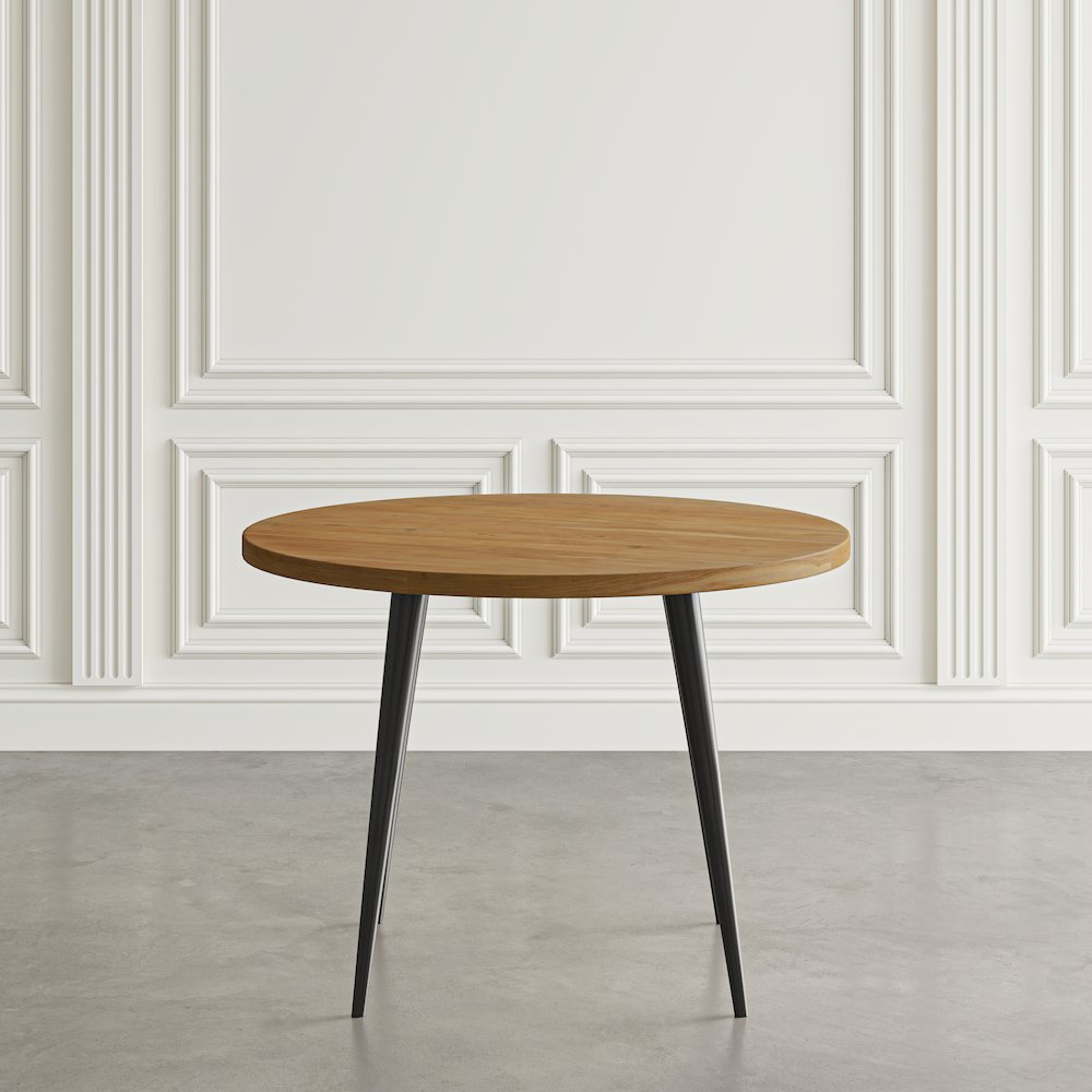 Prelude 42" Round Modern Solid Acacia Wood Dining Table
