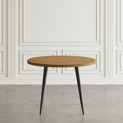 Prelude 42" Round Modern Solid Acacia Wood Dining Table