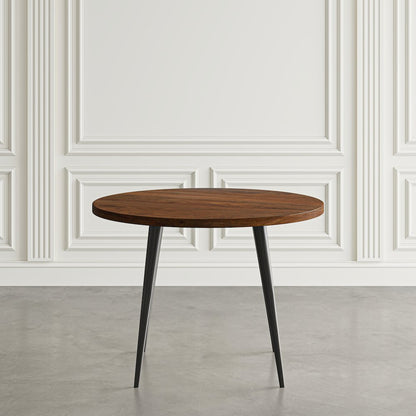 Prelude 42" Round Modern Solid Acacia Wood Dining Table