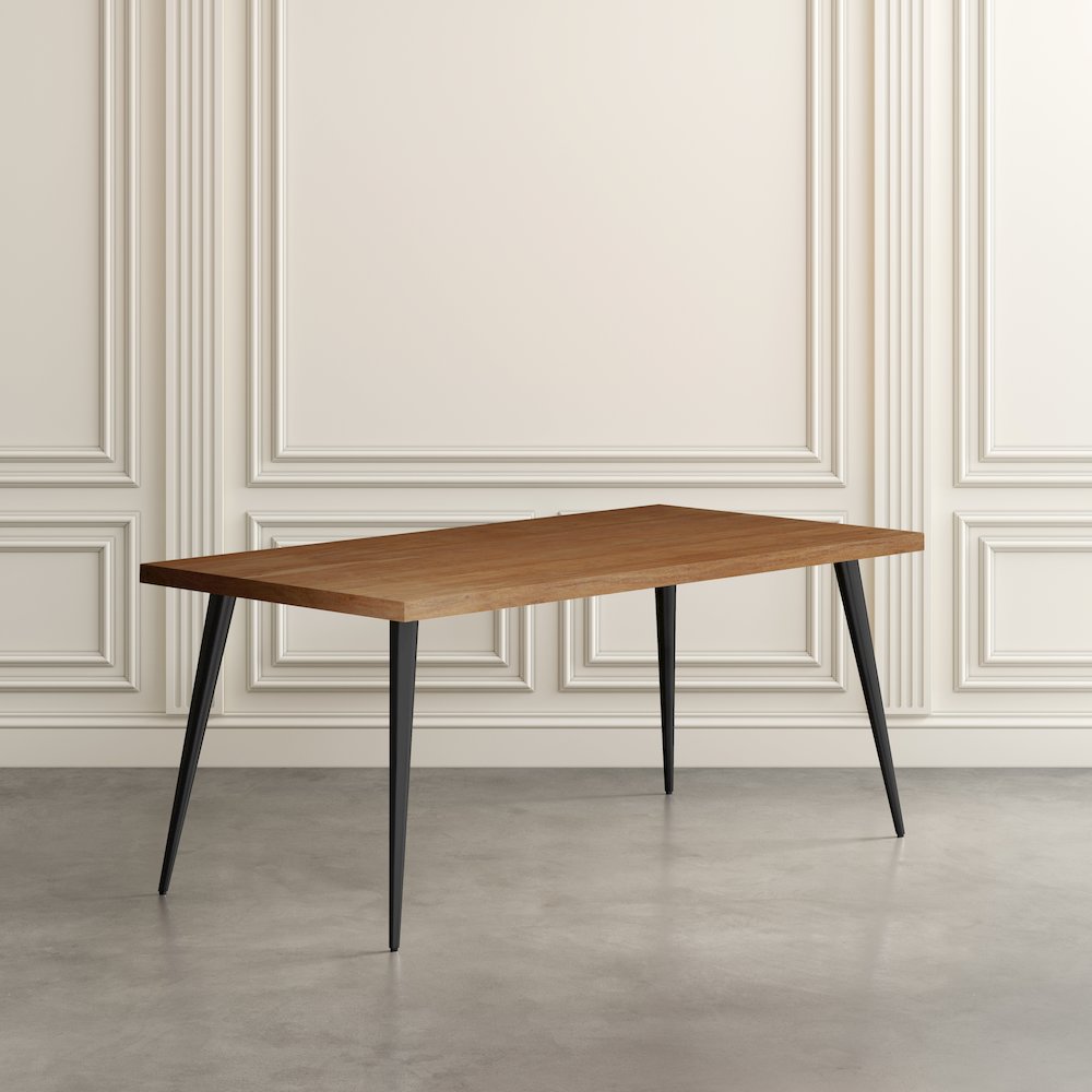 Prelude 70" Mid-Century Modern Solid Acacia Wood Dining Table