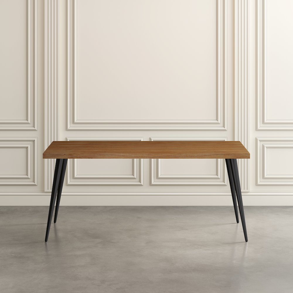 Prelude 70" Mid-Century Modern Solid Acacia Wood Dining Table