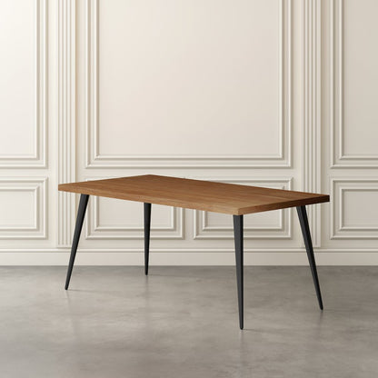 Prelude 70" Mid-Century Modern Solid Acacia Wood Dining Table