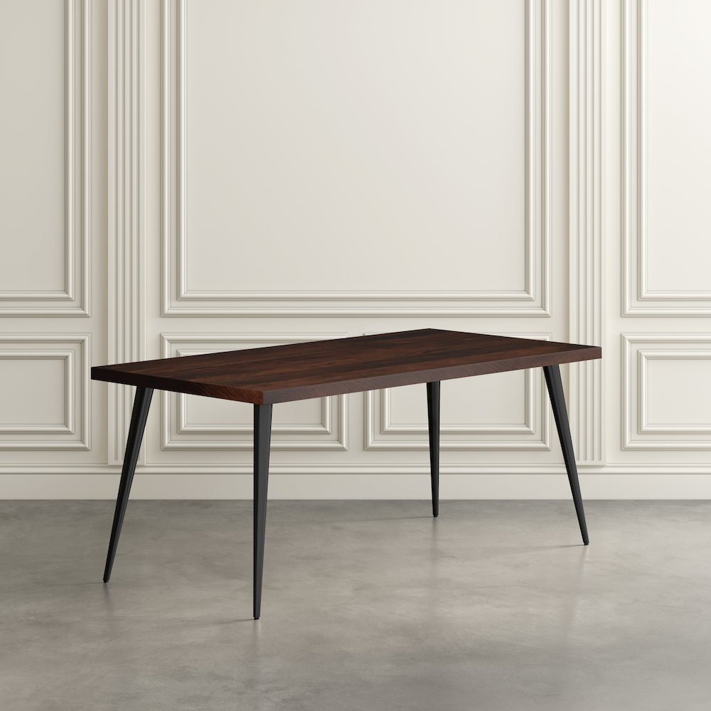 Prelude 70" Mid-Century Modern Solid Acacia Wood Dining Table
