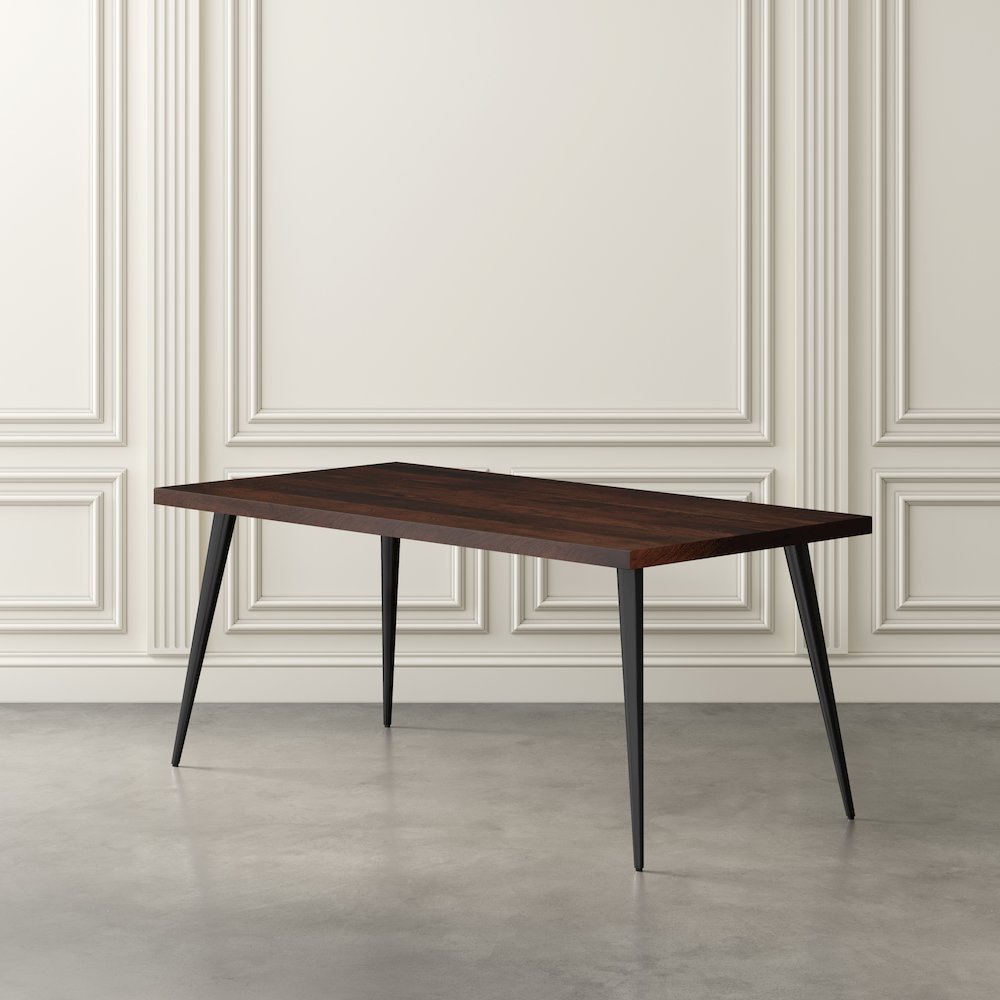 Prelude 70" Mid-Century Modern Solid Acacia Wood Dining Table