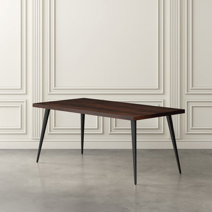 Prelude 70" Mid-Century Modern Solid Acacia Wood Dining Table
