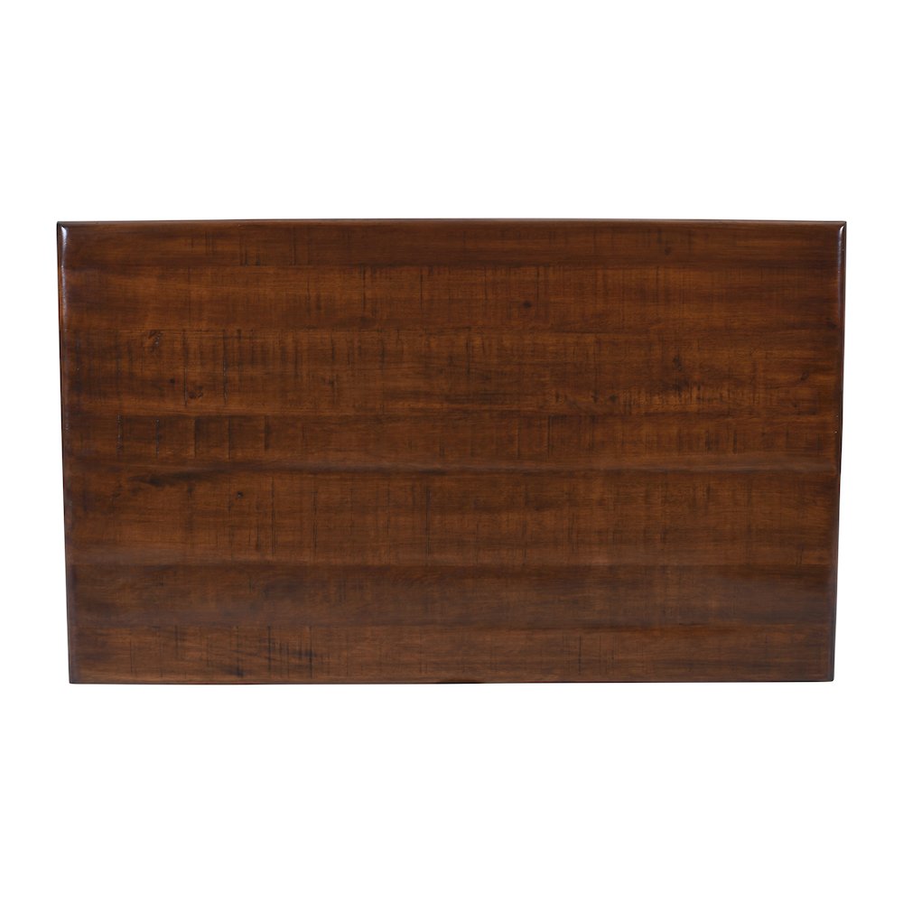 Larson Modern Industrial 50" Solid Wood Coffee Table with Storage