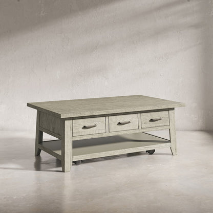 Rustic Farmhouse Solid Wood 50" Coffee Table