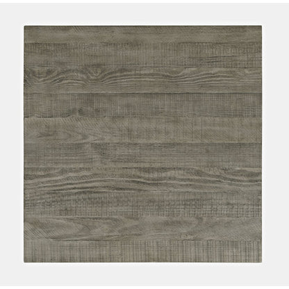 Telluride Rustic Farmhouse Solid Wood End Table with Storage