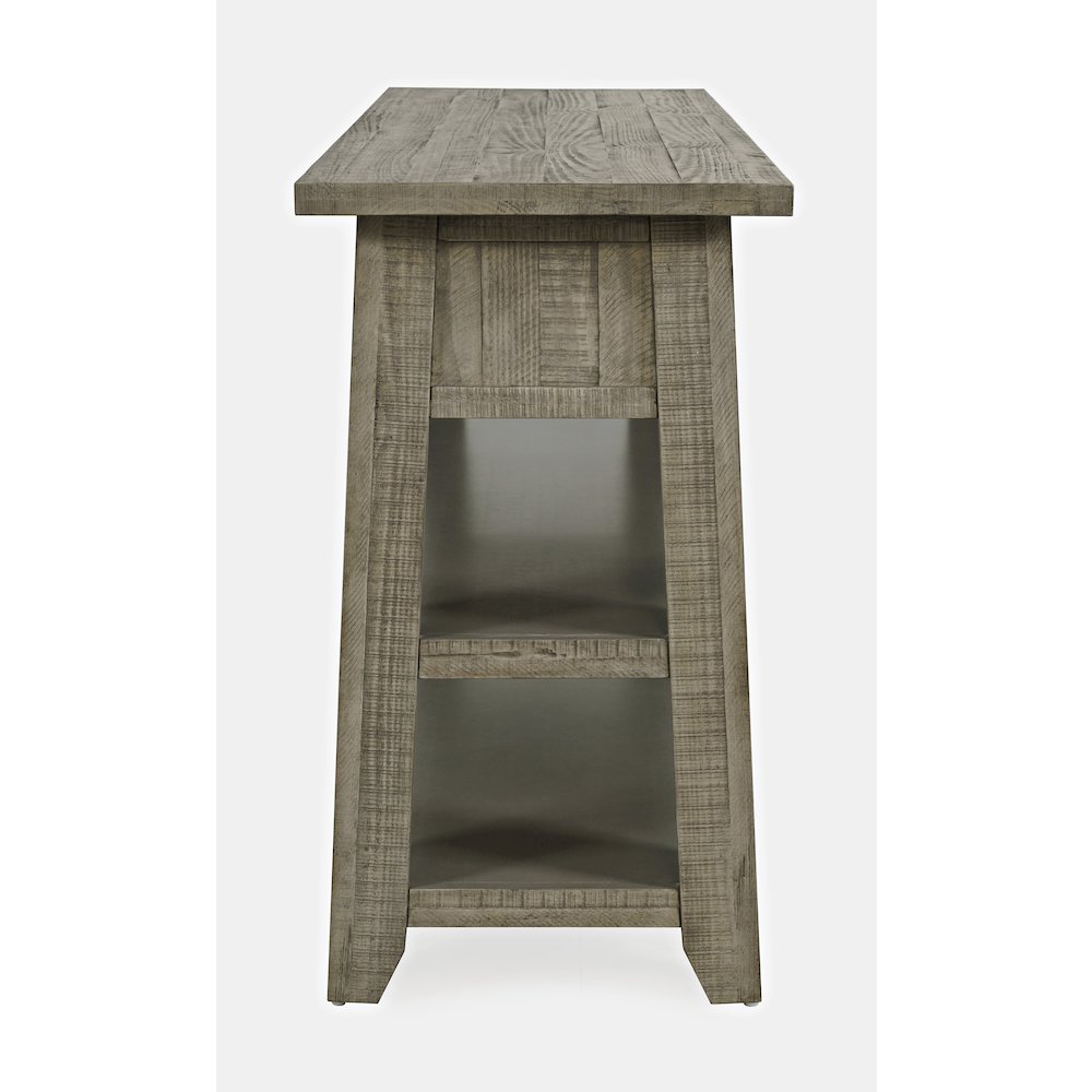 Rustic Farmhouse Solid Wood 50" Sofa Table with Drawers and Two Shelves