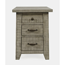 Telluride Rustic Farmhouse Solid Wood USB Charging Chairside End Table