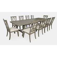 Telluride Eleven Piece Rustic Farmhouse Solid Wood 127" Extendable Dining Set