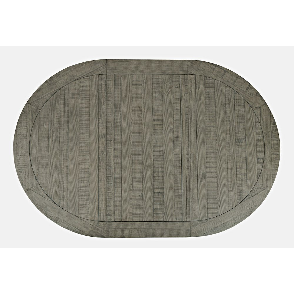 Telluride Contemporary Rustic Farmhouse Solid Wood Round to Oval Dining Table