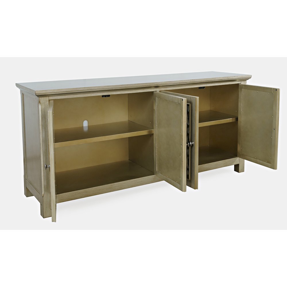 Isabella 69" Luxury Mirrored Sideboard Storage Cabinet
