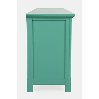 Isabella 54" Luxury Mirrored Accent Storage Cabinet