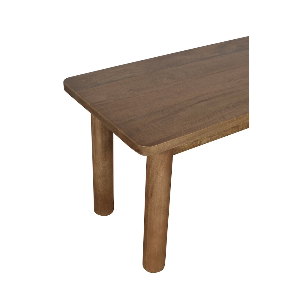 Bodhi 50" Rustic Solid Wood Dining Bench