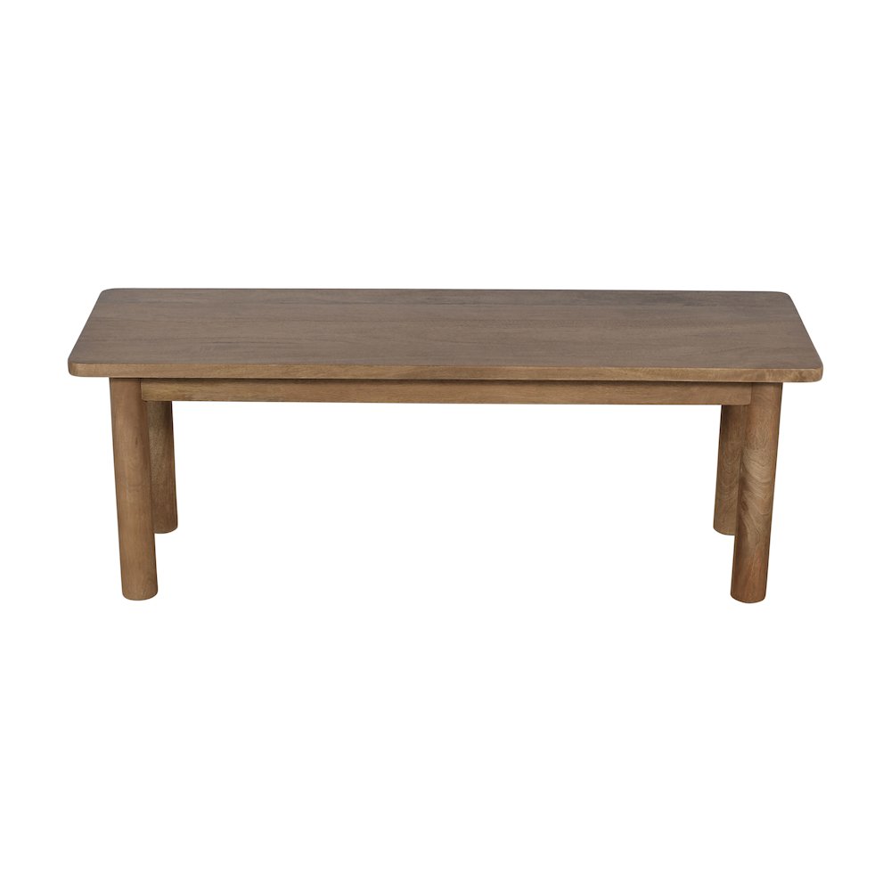 Bodhi 50" Rustic Solid Wood Dining Bench