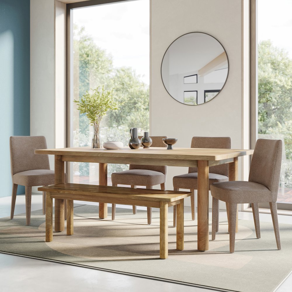 Mid-Century Modern Contemporary Upholstered Vintage Dining Chair (Set of 2)