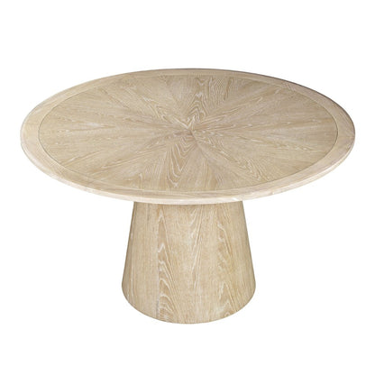 Bonn Mid-Century Modern 50" Round Pedestal Dining Table