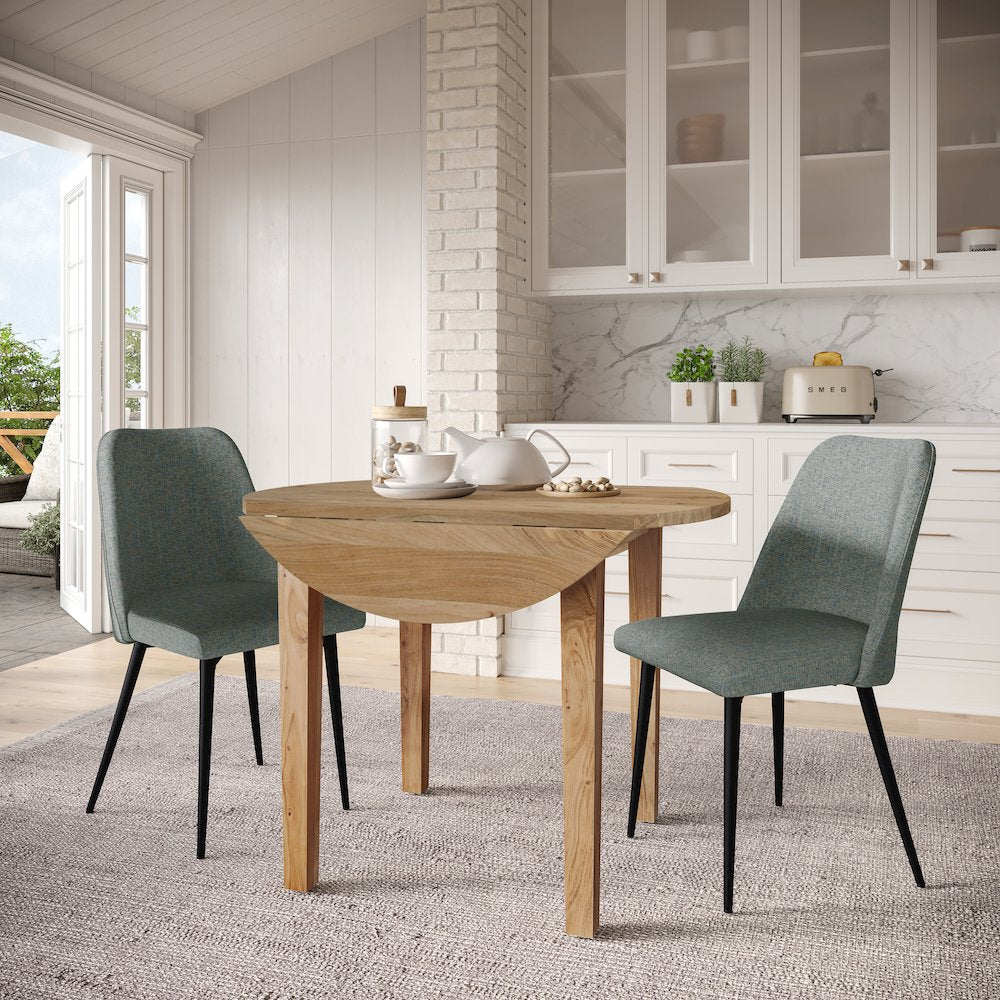 Macey Contemporary Modern Upholstered Dining Chair (Set of 2)