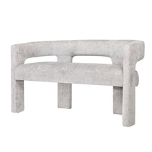 Gwen Modern Luxury Jacquard Fabric Upholstered Sculpture Bench