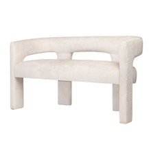 Gwen Modern Luxury Jacquard Fabric Upholstered Sculpture Bench