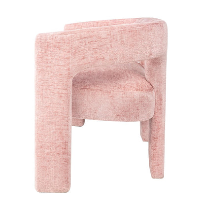 Gwen Modern Luxury Jacquard Fabric Upholstered Sculpture Bench