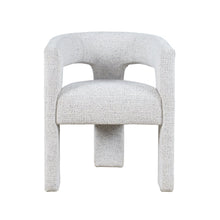 Hayden Modern Three Leg Sculpture Dining Armchair with Performance Fabric