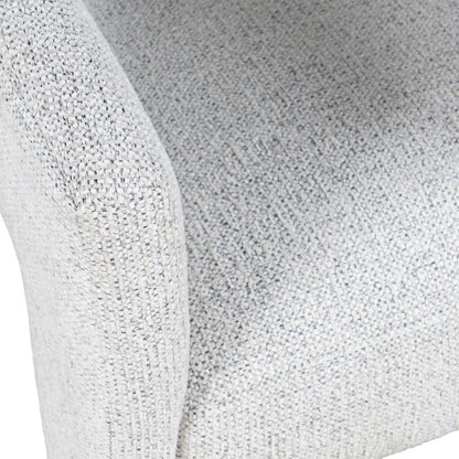 Hayden Modern Three Leg Sculpture Dining Armchair with Performance Fabric