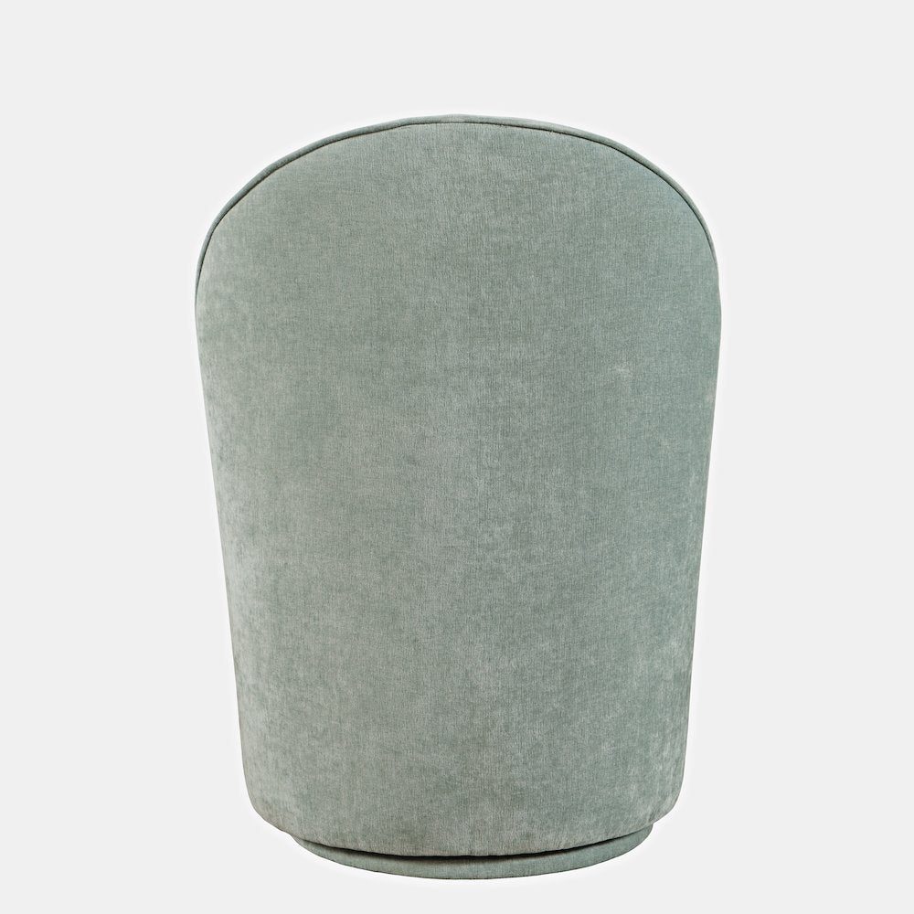 Landon Mid-Century Modern Upholstered Swivel Dining Chair (Set of 2)