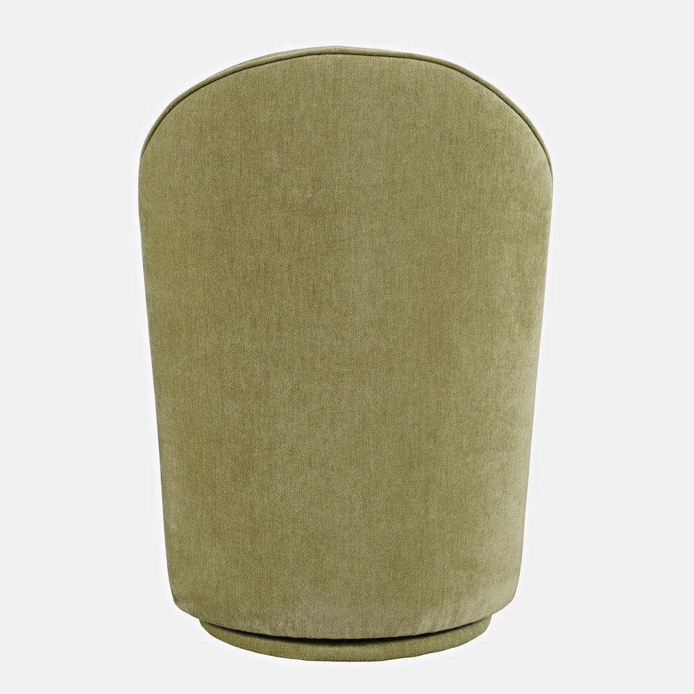 Landon Mid-Century Modern Upholstered Swivel Dining Chair (Set of 2)