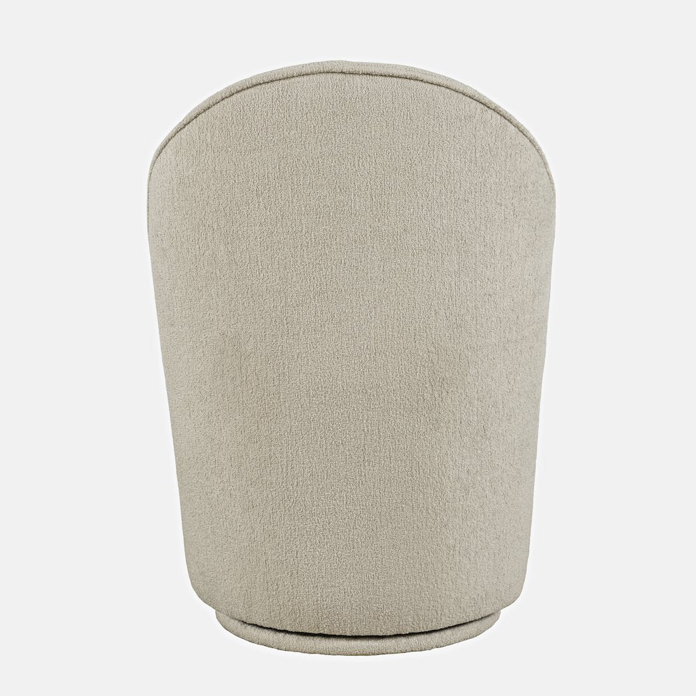 Landon Mid-Century Modern Upholstered Swivel Dining Chair (Set of 2)