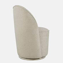 Landon Mid-Century Modern Upholstered Swivel Dining Chair (Set of 2)