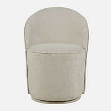 Landon Mid-Century Modern Upholstered Swivel Dining Chair (Set of 2)