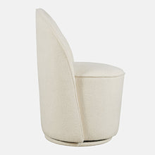 Landon Mid-Century Modern Upholstered Swivel Dining Chair (Set of 2)