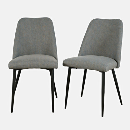 Macey Contemporary Modern Upholstered Dining Chair (Set of 2)
