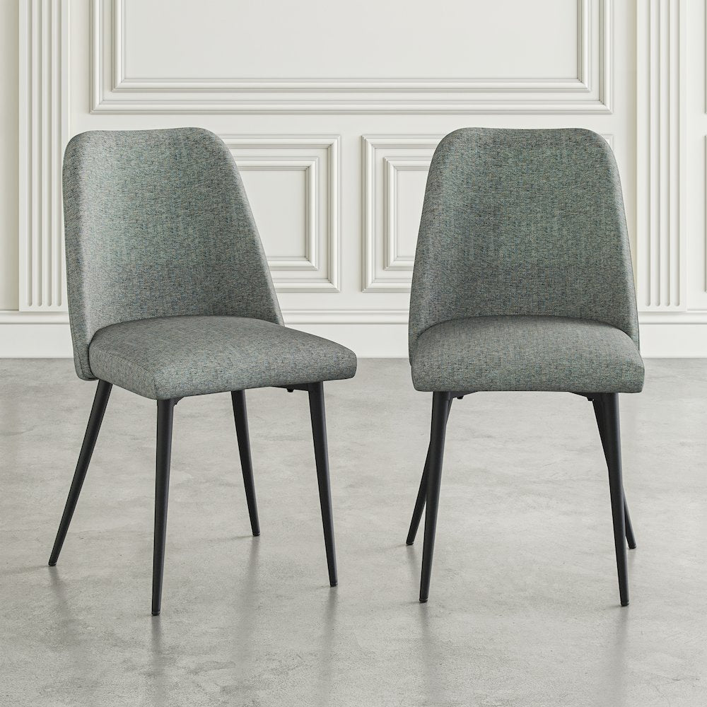 Macey Contemporary Modern Upholstered Dining Chair (Set of 2)