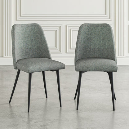 Macey Contemporary Modern Upholstered Dining Chair (Set of 2)