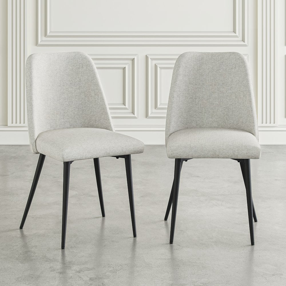 Macey Contemporary Modern Upholstered Dining Chair (Set of 2)