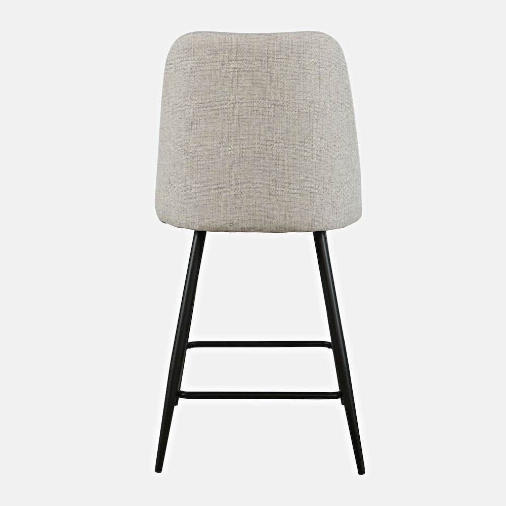 Macey Contemporary Modern Upholstered Counter Barstool (Set of 2)